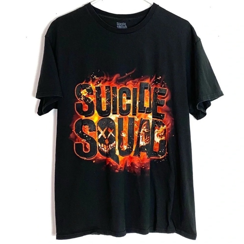 DC Comics Suicide Squad Tshirt Mens Large Unisex Tee Crewneck Short Sleeve Black